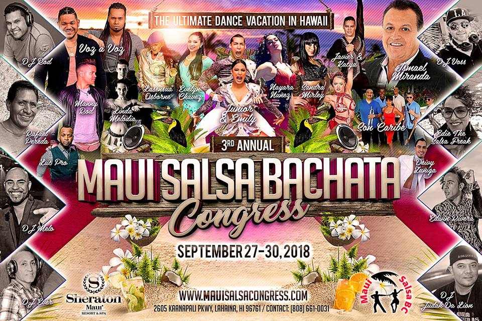 3rd Annual Maui Salsa Bachata Congress Ali'i Resorts