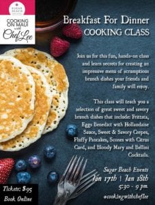 Cooking on Maui with Chef Lee - Breakfast for Dinner @ Sugar Beach Events