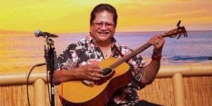 Led Kaapana - Grand Master of Hawaiian Slack Key Guitar @ Napili Kai Beach Resort - Aloha Pavilion