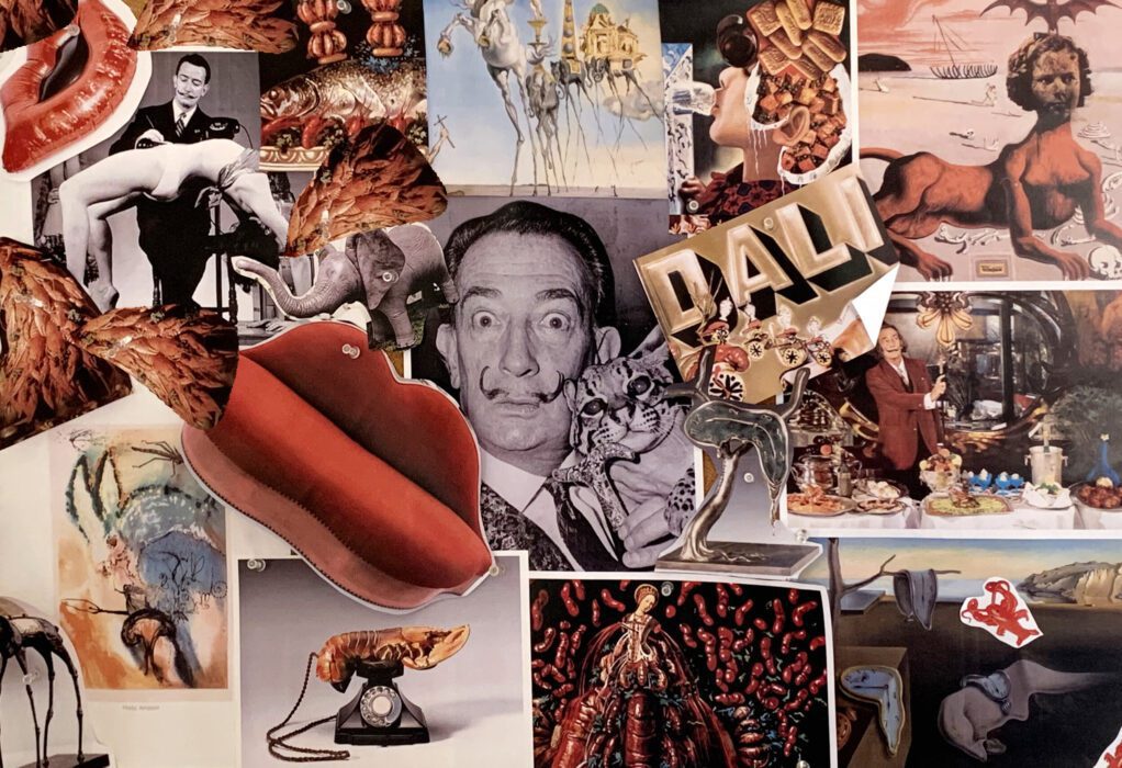 Salvador Dali collage